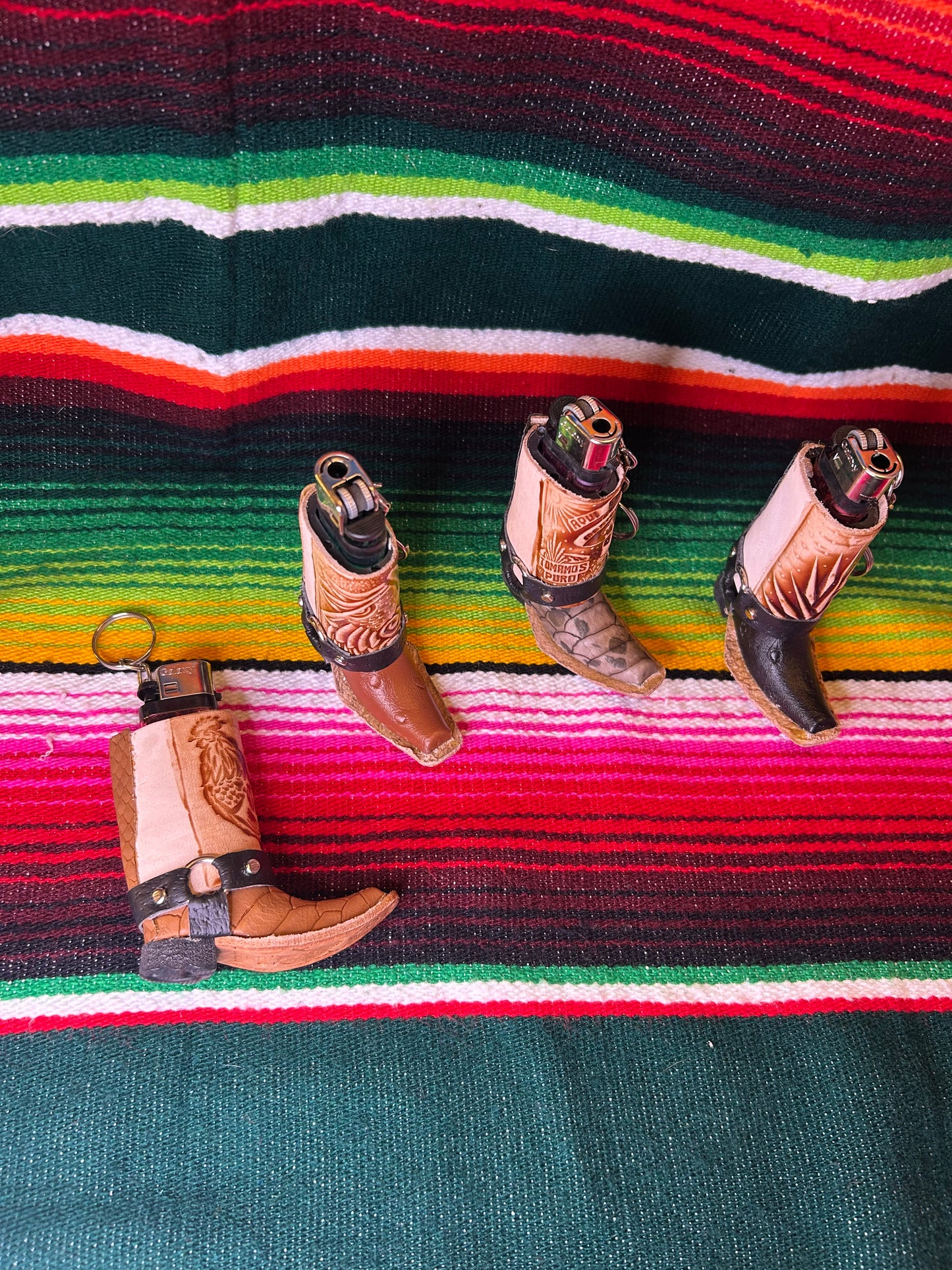 Keychain boot lighter
