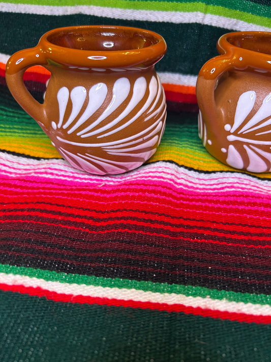 Clay mugs