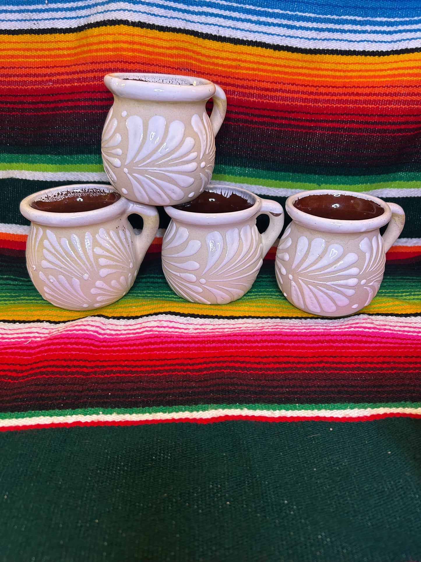 Jarrito clay mugs