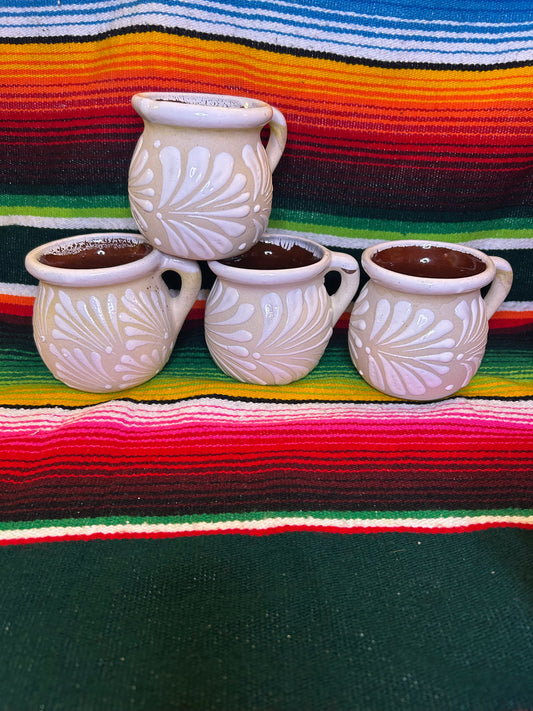 Jarrito clay mugs