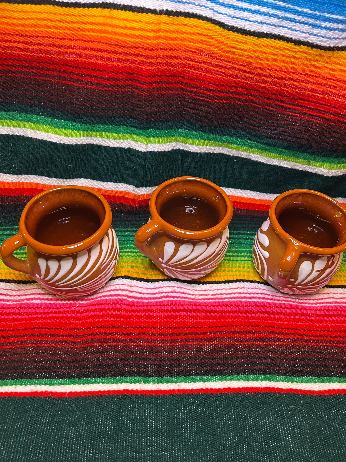 Clay mugs