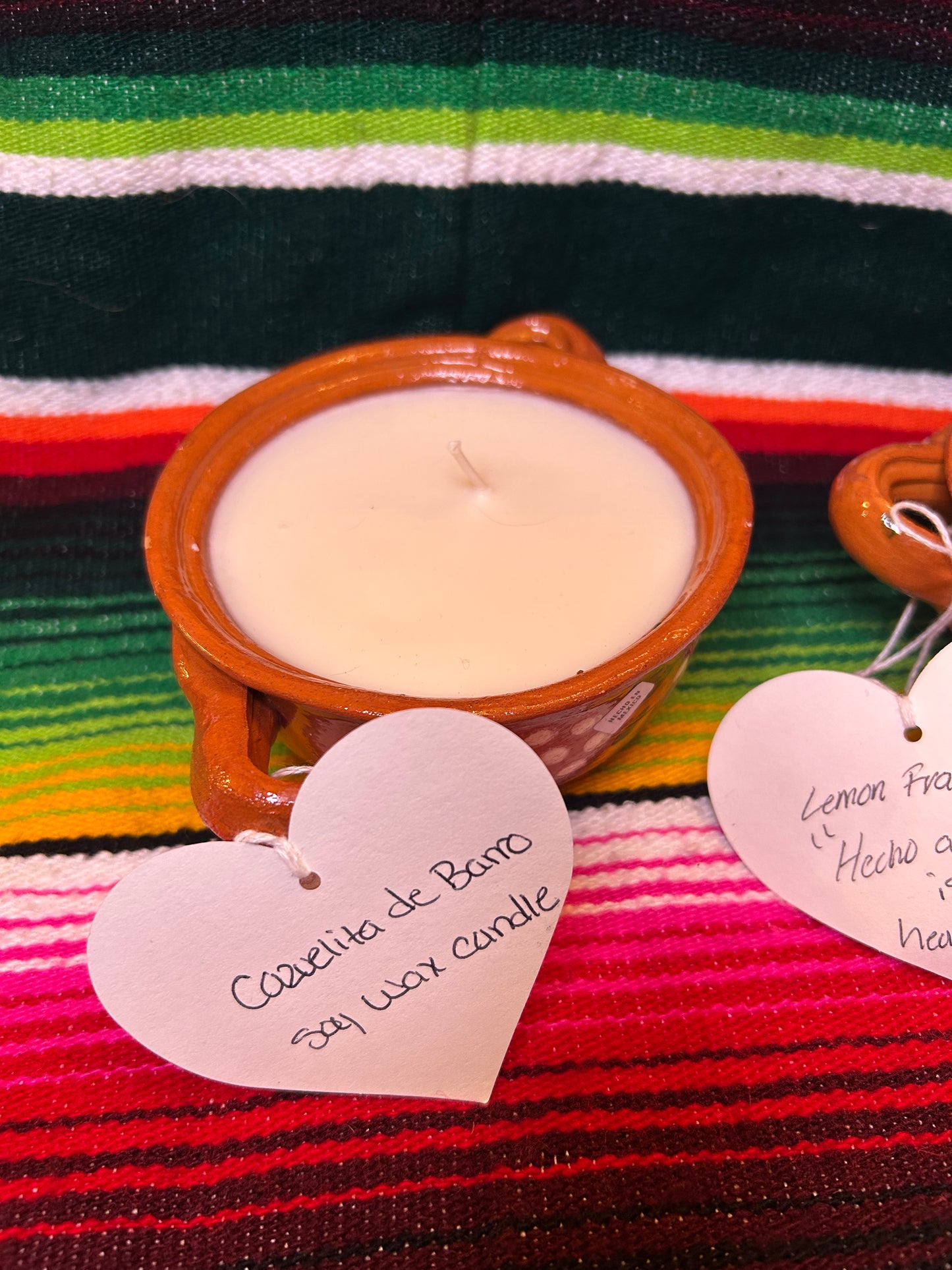 Cazuelita soy wax candles