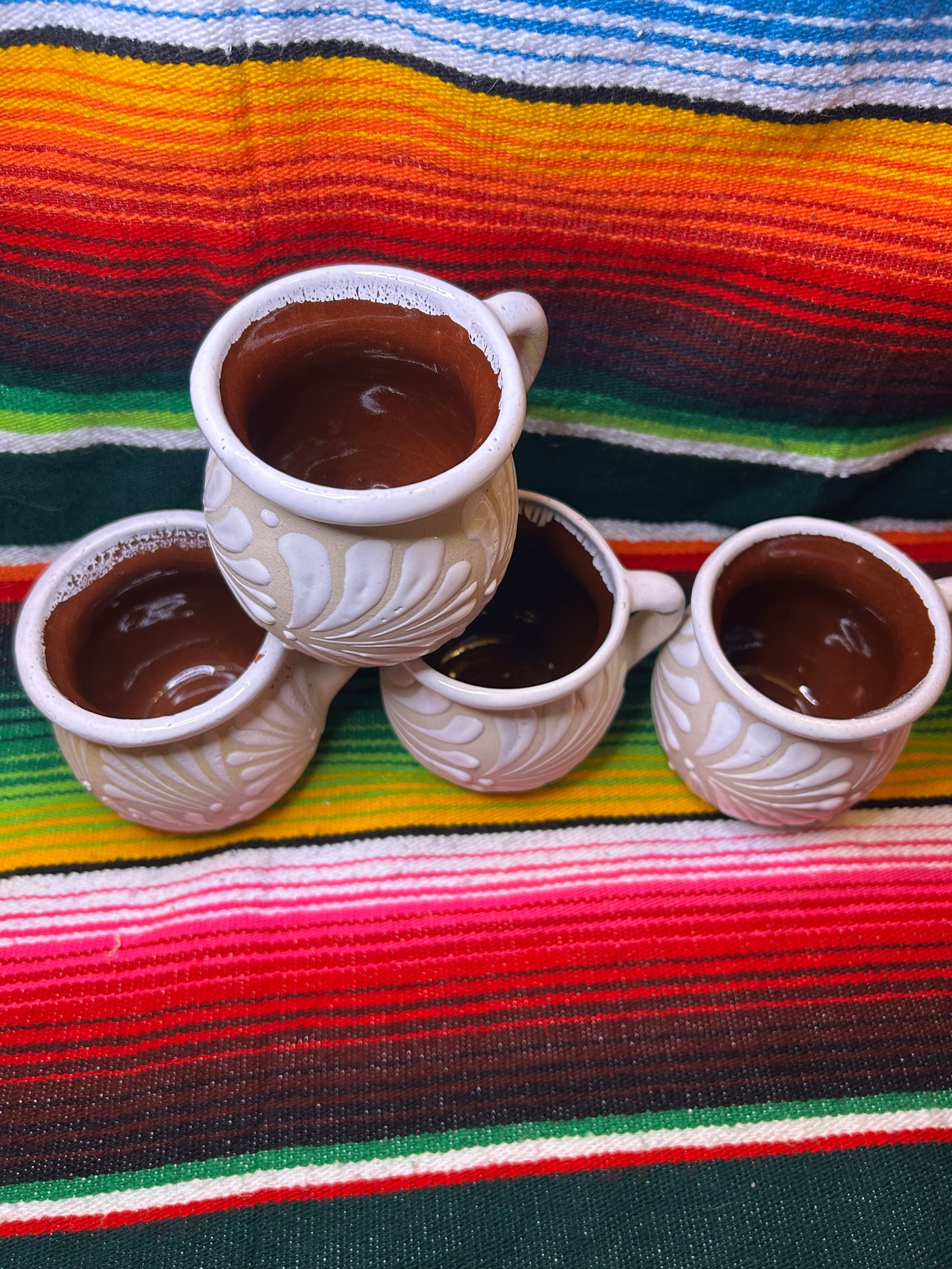 Jarrito clay mugs