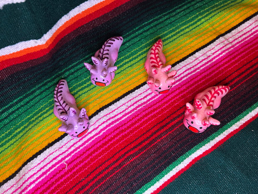 Axolotls figurine magnets