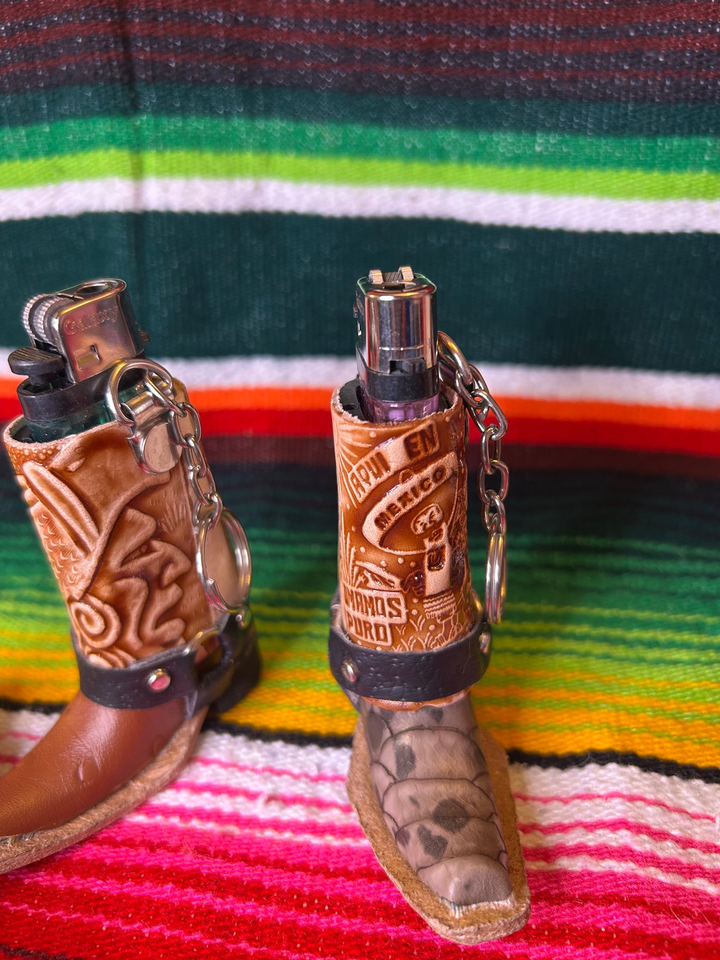Keychain boot lighter