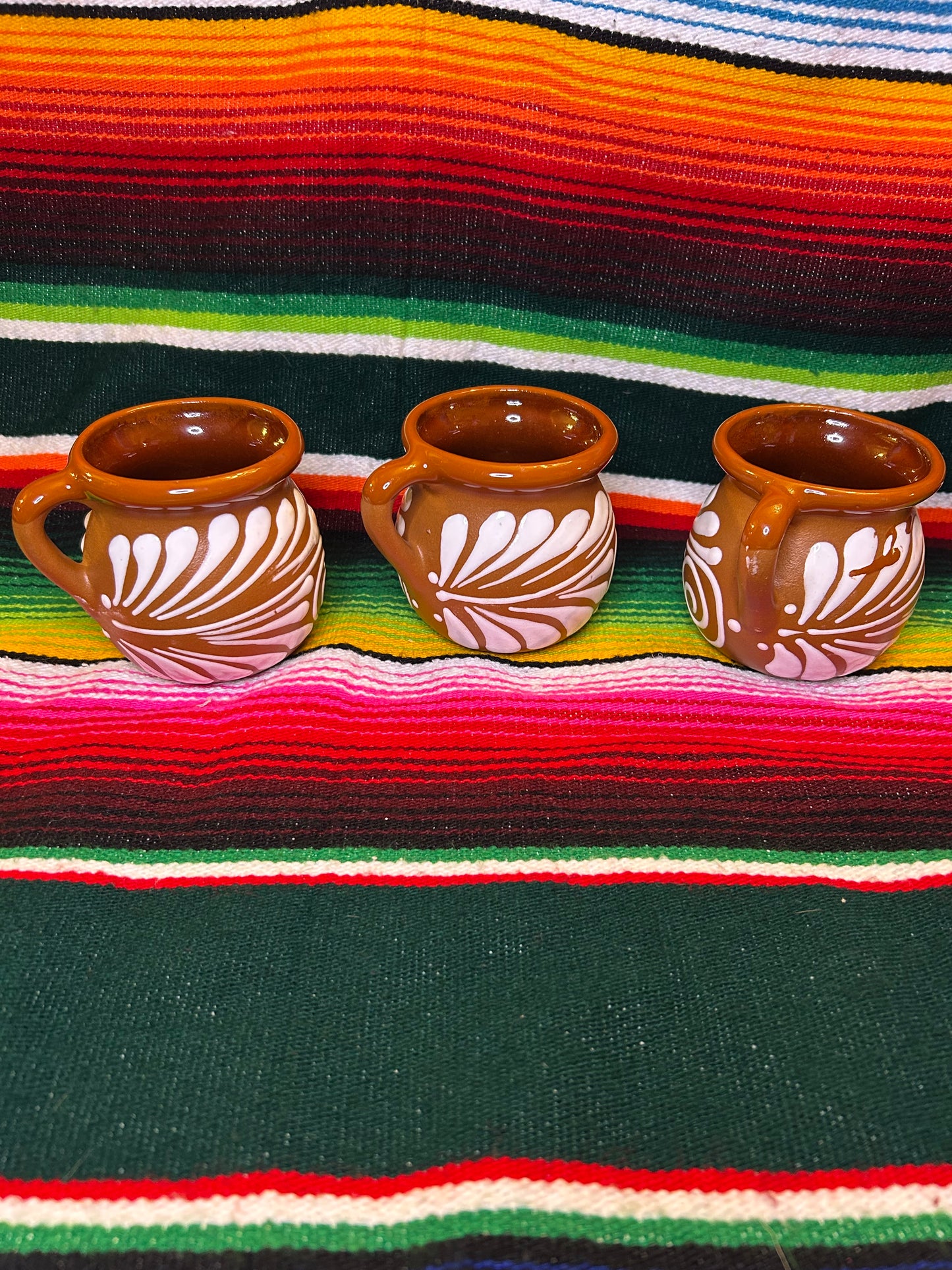 Clay mugs