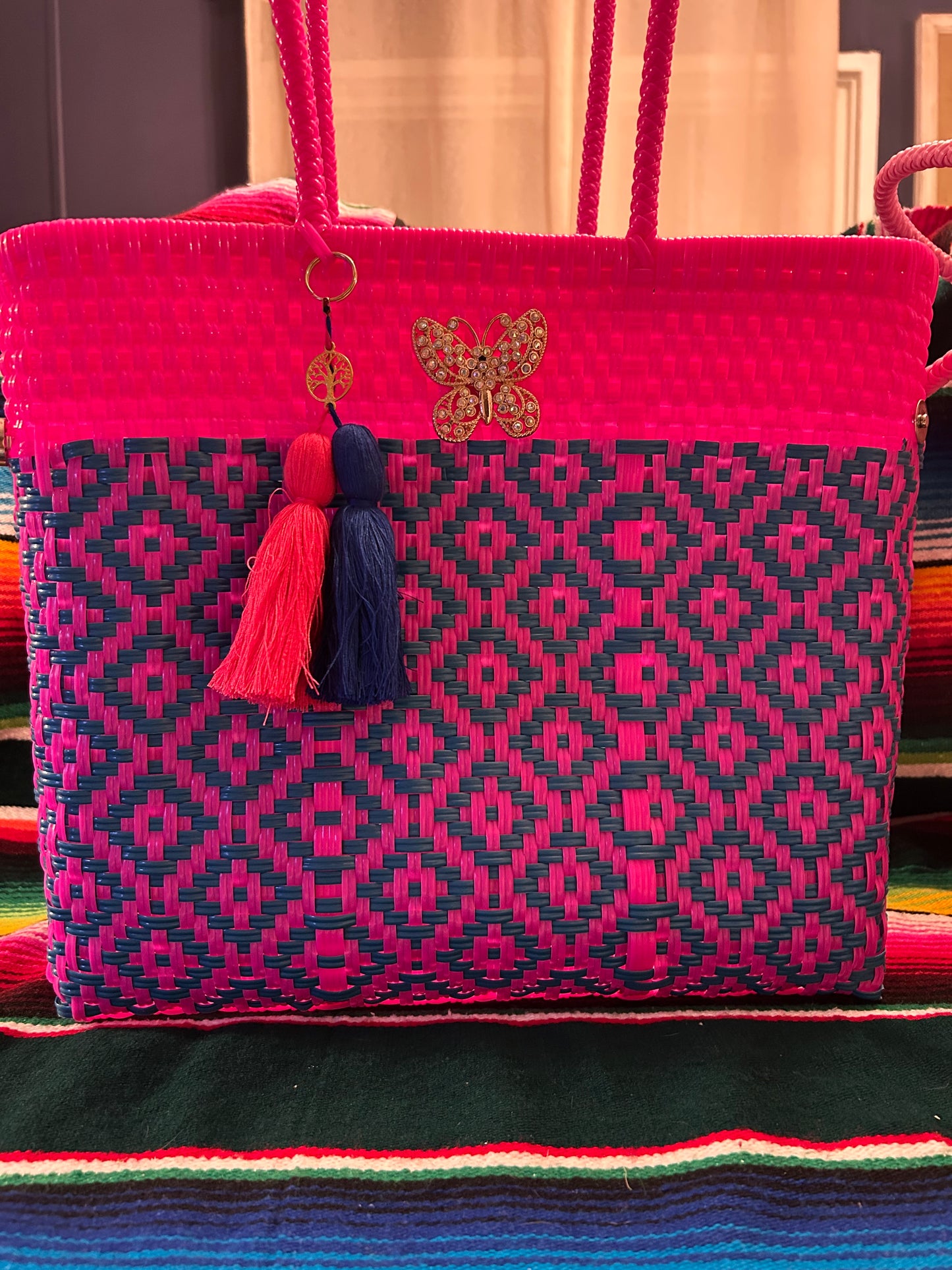 Mexican woven bag large