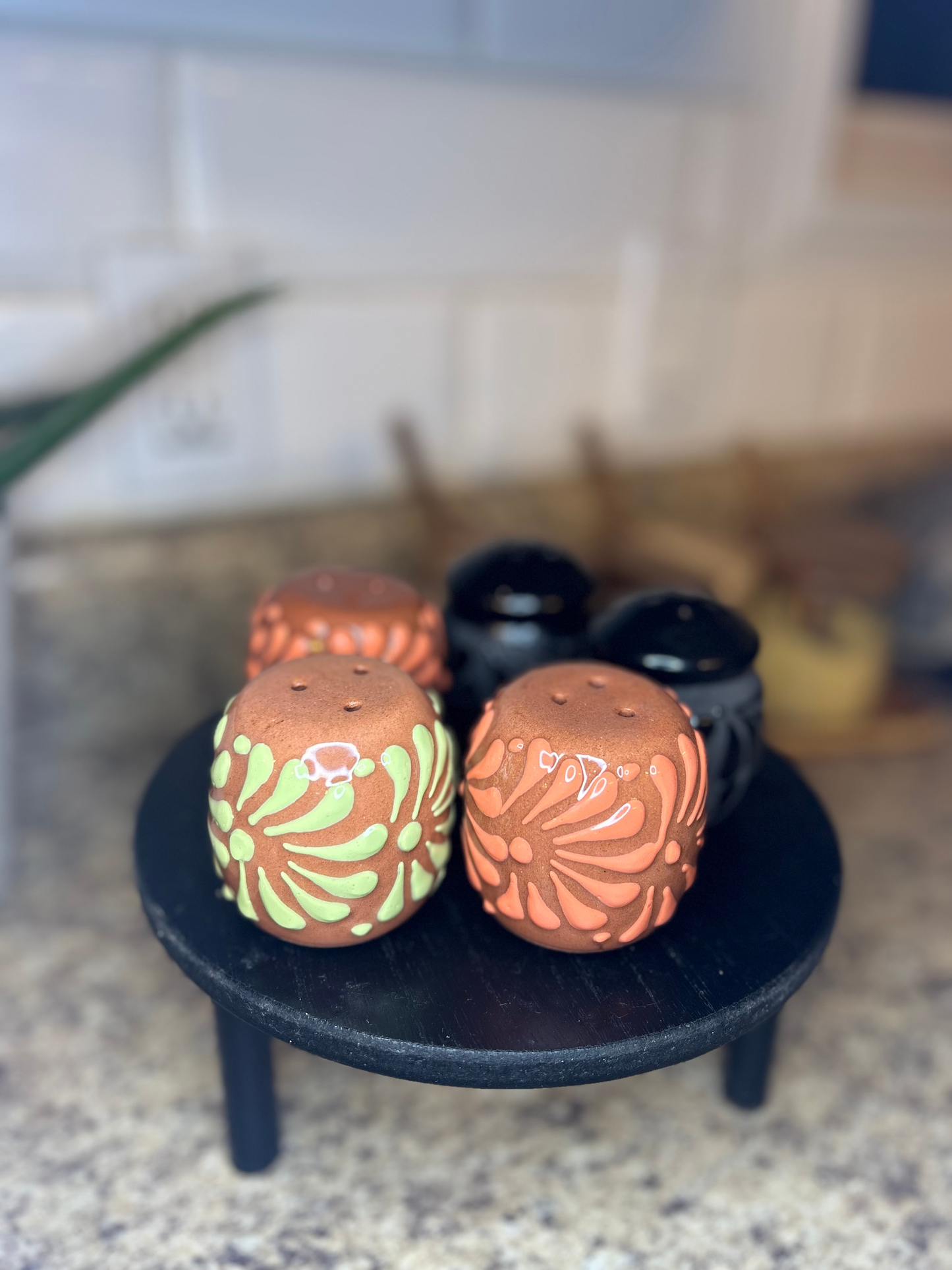Hand-made Salt & Pepper Shakers set
