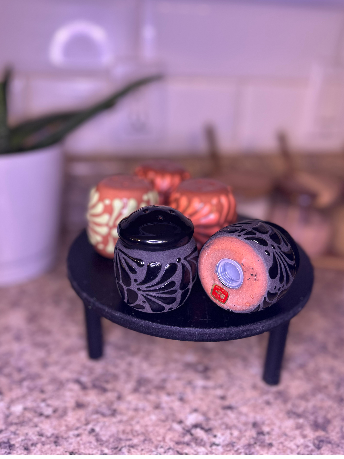 Hand-made Salt & Pepper Shakers set
