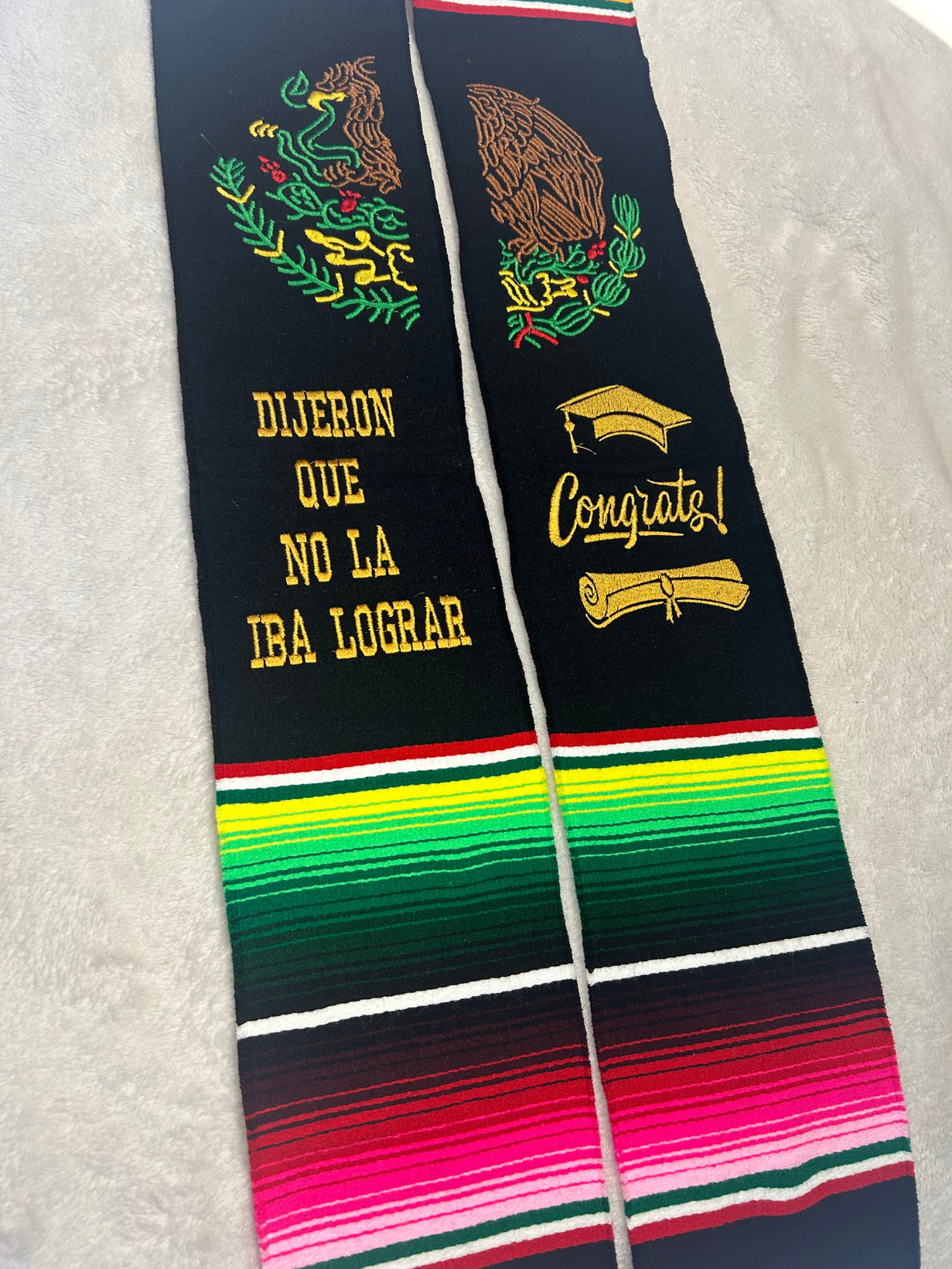 Mexican Graduation Stole Class Of 2026
